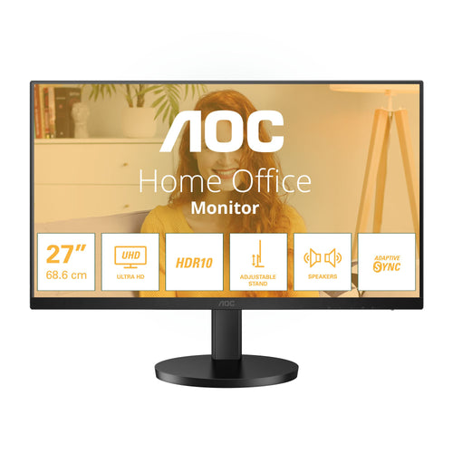 Aoc u27b3af monitor pc 68,6 cm (27\) 3840 x 2160 pixel 4k ultra hd led nero