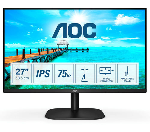 Aoc b2 27b2da led display 68,6 cm (27\) 1920 x 1080 pixel full hd nero