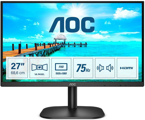 Aoc b2 27b2am led display 68,6 cm (27\) 1920 x 1080 pixel full hd nero