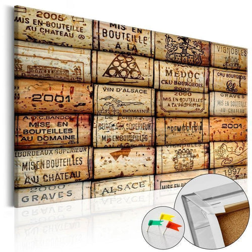 Quadro di sughero - Vineyard of Memories