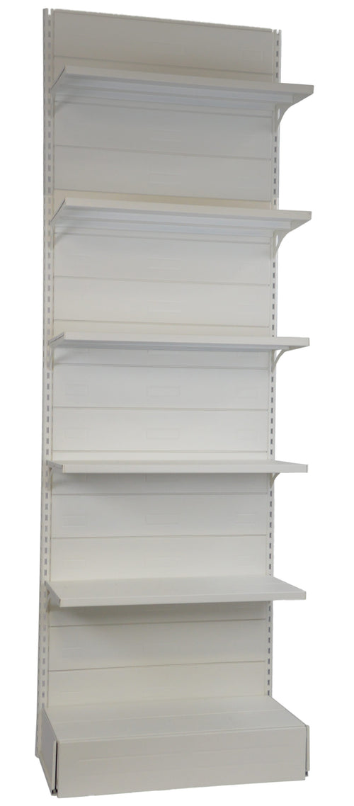 Scaffale di metallo verniciato per arredare pareti negozi cm. 100x40x300h