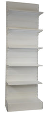Scaffale di metallo verniciato per arredare pareti negozi cm. 100x40x300h