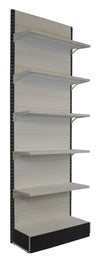 Scaffalatura metallica da negozio verniciata cm. 100x40x300h