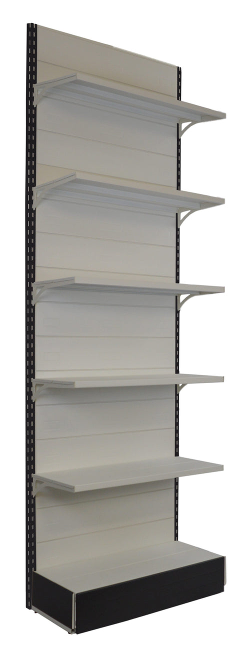 Scaffalatura metallica da negozio verniciata cm. 100x40x300h