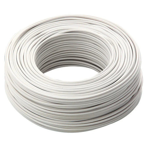 Cavo bianco da 1x2,5mm² - 10mt cordina unipolare FS17