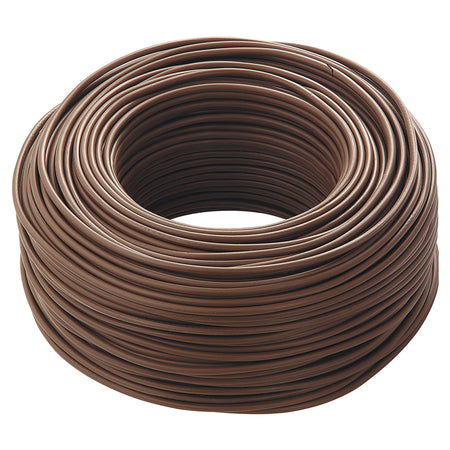 Cavo marrone da 1x2,5mm² - 10mt cordina unipolare FS17