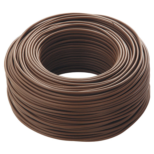 Cavo marrone da 1x2,5mm² - 10mt cordina unipolare FS17