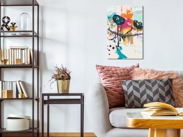 Quadro fai da te - Black Tulip