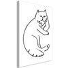 Quadro - Cat Relaxing (1 Part) Vertical