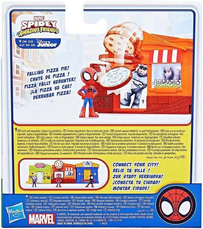 Spidey Pizzeria Playset City blocks