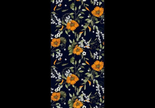 Tappezzeria murale - Orange Bloom