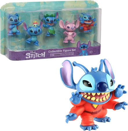 Personaggi Stitch 5 pz 7,5 cm