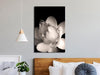 Quadro - Delicacy of Petals in Nature (1-part) - Flower in Black and White