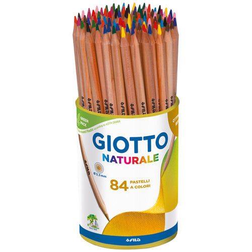 Barattolo 84 Pastelli Giotto Naturale
