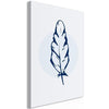 Quadro - Blue Feather (1 Part) Vertical
