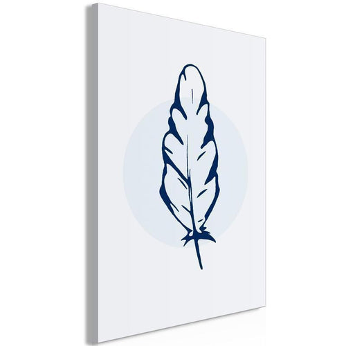 Quadro - Blue Feather (1 Part) Vertical