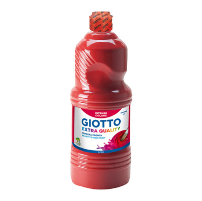 Tempera Pronta Giotto 1000Ml Rosso Scarlatto