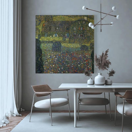 Quadro - Country House on the Attersee Lake