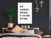 Quadro - Homecoming (1-part) - Black and White English Inscriptions