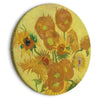 Quadro rotondo - Sunflowers (Vincent van Gogh)