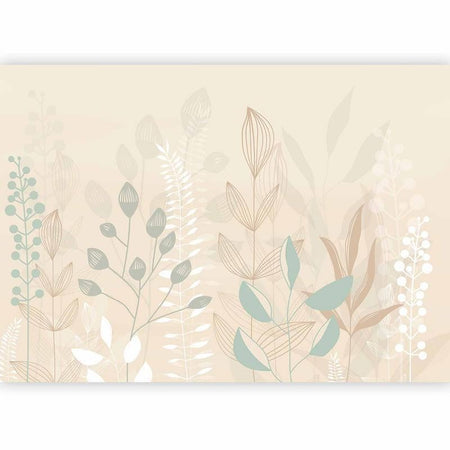 Carta da parati - Pastel and Beige Glade
