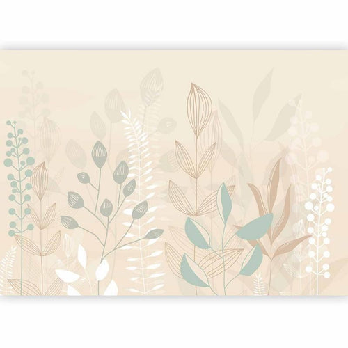 Carta da parati - Pastel and Beige Glade
