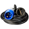 PROLUNGA ADATTATORE 5 METRI CON SPINA CEE E PRESA STANDARD TEDESCO - CAVO 3G1.5 - IP44