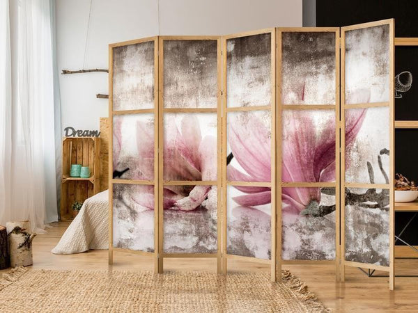 Paravento giapponese Magnolia retrò 5 ante