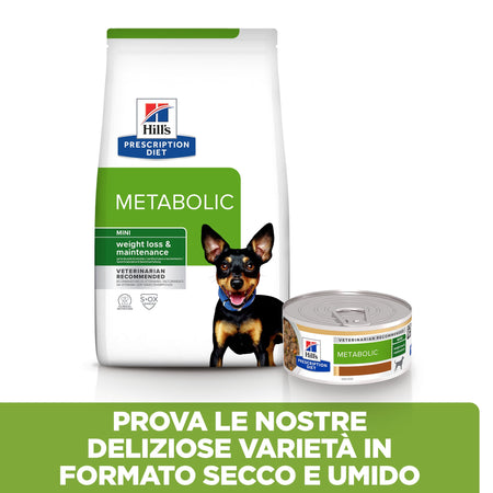 Hill's Prescription Diet Metabolic secco Cani Adulti Mini pollo