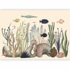 Carta da parati - Underwater World - Fish and Corals in Pastel Colours