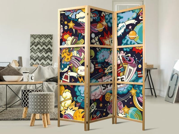 Paravento giapponese - Teenagers Space I