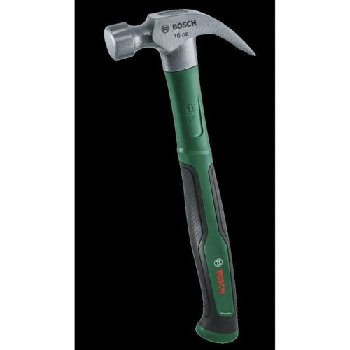 Martello a uncino Bosch da 450 g (acciaio al carburo duro, impugnatura Softgrip, basse vibrazioni, estrattore a uncino a V)