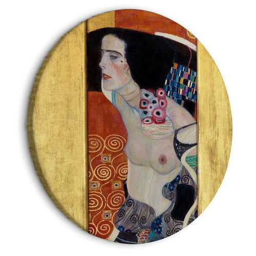 Quadro rotondo Giuditta II Gustav Klimt Riproduzione