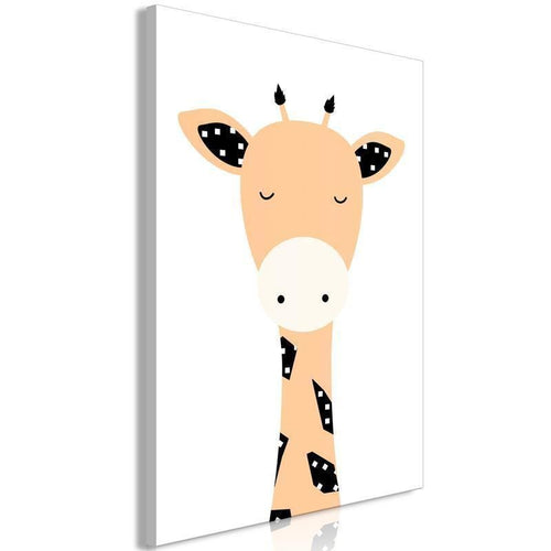 Quadro - Funny Giraffe (1 Part) Vertical