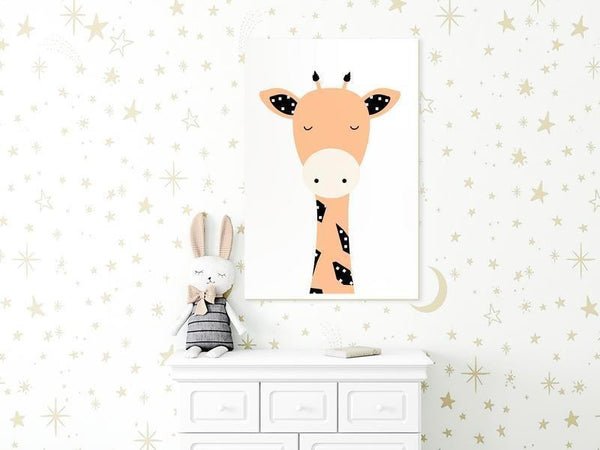 Quadro - Funny Giraffe (1 Part) Vertical