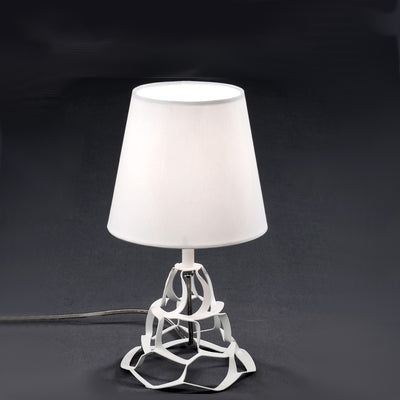 Abat-jour moderna Selene ANAIS 1045 011 009 E14 LED metallo tessuto lampada tavolo