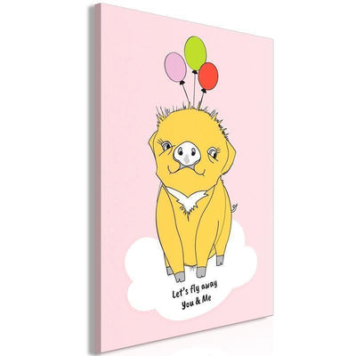 Quadro - Soaring Pig (1 Part) Vertical