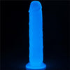 Dildo Fluorescente LUMINO AZZURRO 8 21 CM