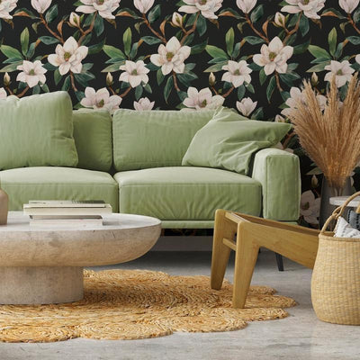 Tappezzeria murale - White Magnolias