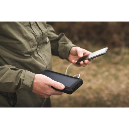 Sandberg Outdoor Solar Powerbank 24000 (Outdoor Solar Powerbank 24000 - Outdoor Solar Powerbank - 24000, Black, Grey, Mobile phone/Smartphone, Tablet, IP67, Lithium-Ion - Warranty: 60M)