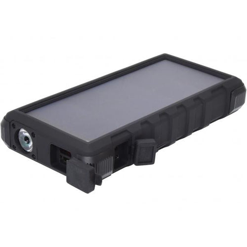 Sandberg Outdoor Solar Powerbank 24000 (Outdoor Solar Powerbank 24000 - Outdoor Solar Powerbank - 24000, Black, Grey, Mobile phone/Smartphone, Tablet, IP67, Lithium-Ion - Warranty: 60M)