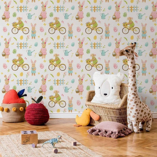 Tappezzeria murale - Bunny Idyll