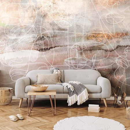 Carta da parati - Penetrating Faces