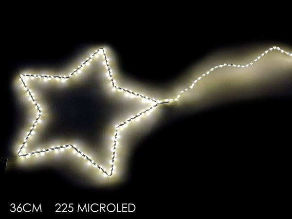 Stella 36cm con 225 microled bianco caldo