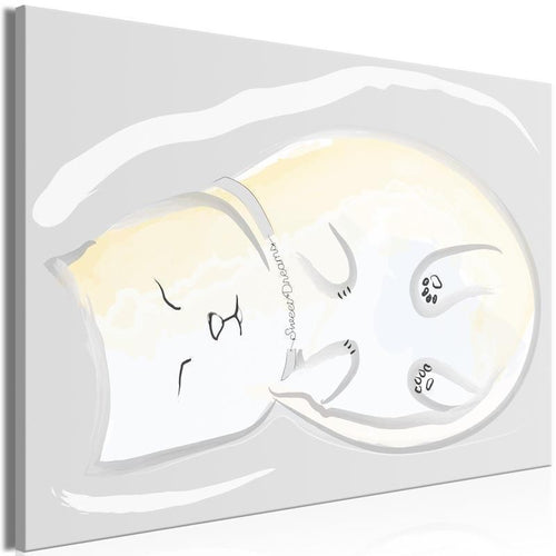 Quadro - Sleepy Kitty (1 Part) Vertical