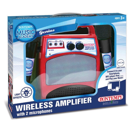 Amplificatore Wireless Con 2 Microfoni