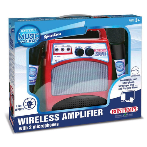 Amplificatore Wireless Con 2 Microfoni