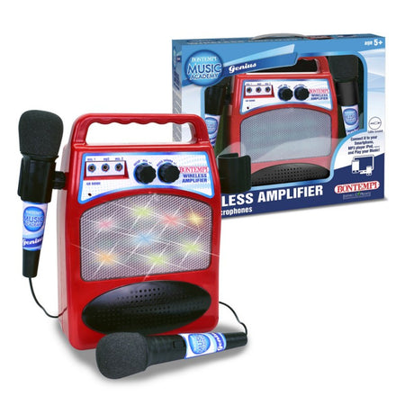 Amplificatore Wireless Con 2 Microfoni