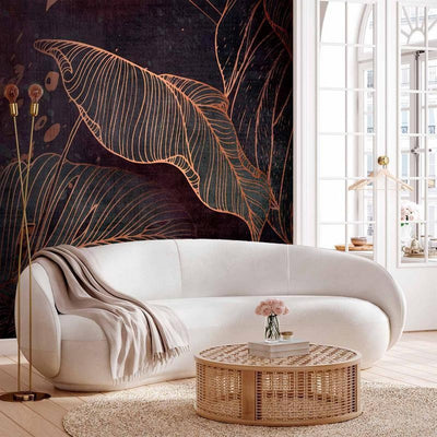 Carta da parati - In a Maze of Leaves - Third Variant