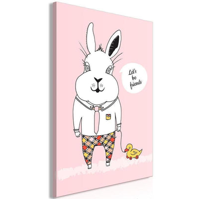 Quadro - Rabbits Friend (1 Part) Vertical